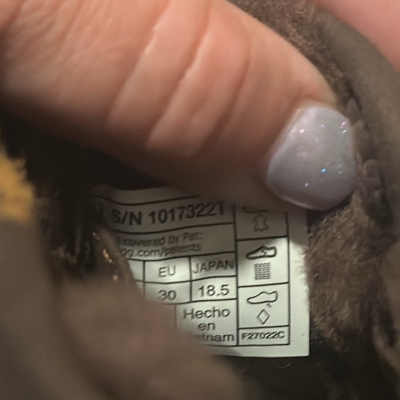 NWOT UGG boys Neumel II grizzly chukka boot size 12 - Picture 7 of 7